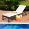 Patio Chaise Lounge Chair Outdoor Rattan Lounger Recliner Chair